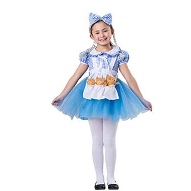 Imagem de Dress Up America Fantasia de Cachinhos Dourados para meninas – Fantasia infantil de personagens – Conjunto de Cachinhos Dourados e os Três Ursos – Fantasia de dramatização para crianças