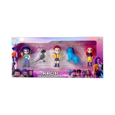 Imagem de Boneca Anime KPop Caçadora De Demônios Rumi Mira Zoi Máscara De Vinil 