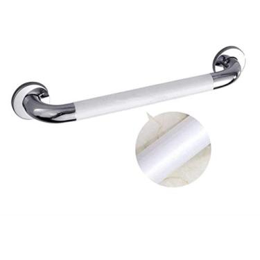 Imagem de CZCZC Toalheiro de alça de banho, apoio de braço de segurança de aço inoxidável grosso, corrimão de banheiro, barra de segurança para idosos, trilho antiderrapante para banheiro sem barreiras