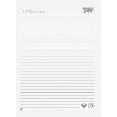 Imagem de CADERNO UNIVERSITARIO 1X1 80FL CAPA DURA LIGA DA JUSTICA 69184 / C/4UN / JANDAIA