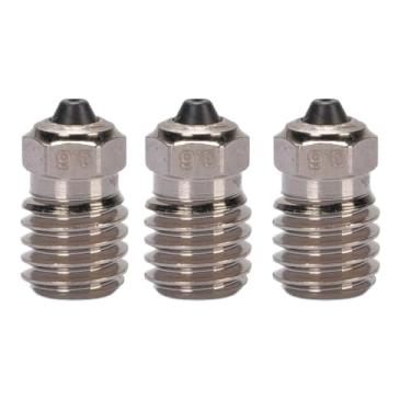 Imagem de Fabater Bocal de Aço Endurecido à Prova de Alta Temperatura para Impressora 3D para, Revestimento de Ni Uniforme, Ampla Compatibilidade para PLA ABS PETG TPE TPU, Bocal Extrusor de Alta Precisão