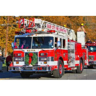 Imagem de Kit 4 Quebra-Cabeças Viatura dos Heróis Bombeiros de 60 peças - Coleçã
