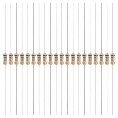 Imagem de YOKIVE 200 peças 1/4W (0,25 Watts) 7,5k Ohm 5% de resistor de filme de carbono, resistor fixo único de filme de carbono | Ótimo para dispositivos eletrônicos DIY, placas de circuito, sensores