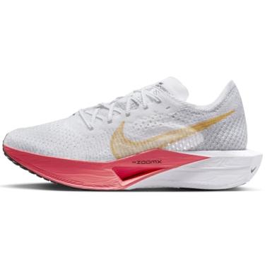 Imagem de Nike Tênis de corrida feminino Vaporfly 3, Branco/coral marinho/platina pura/topázio dourado, 40
