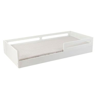 Imagem de Cama Montessoriana Tivoli com Grades de proteção - Branco