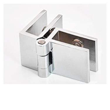 Imagem de MGAYTYOAG Dobradiças de porta de vidro para armário DIY, dobradiças para porta de vinho, dobradiças de vidro, ferragens adequadas para espessura de vidro 5-8 mm. Dobradiças de 90/180/0 graus (cor: 1