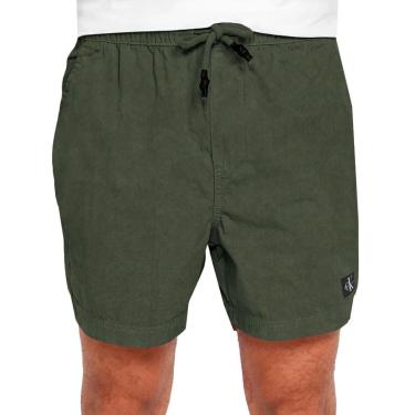 Imagem de Short Calvin Klein Jeans Sarja Masculino Color Elastic Verde Militar-Masculino