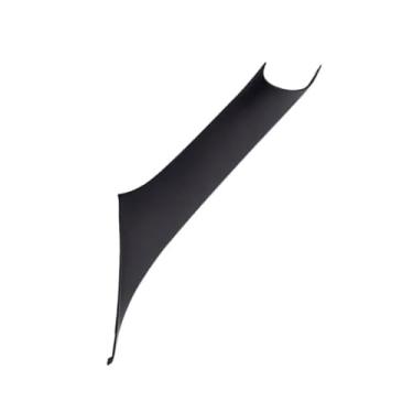 Imagem de Compatível com BMW Série 5 F10 F18 2011 2012 2013 2014 2015 2016 2017 Interior do carro Textura de fibra de carbono Maçaneta de tração da porta Guarnição da tampa protetora(Black Left)