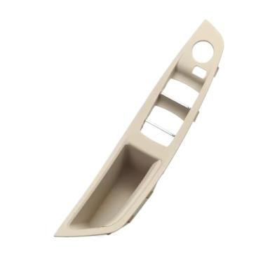 Imagem de Tampa do painel da maçaneta da porta do lado do motorista, compatível com BMW Série 5 F10 F11 F18 520 523 525 528 530 Preto Bege Cinza Vermelho Marrom(LHD Oyster)