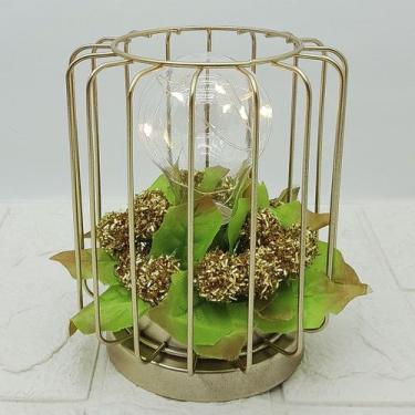 Imagem de Luminária Lanterna Arranjo De Mesa LED Enfeite Natalino 15cm - Genéric