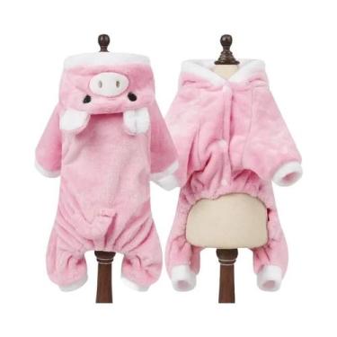 Imagem de Fantasia Quente De Inverno Para Animais De Estimação, Macacão Pijama P