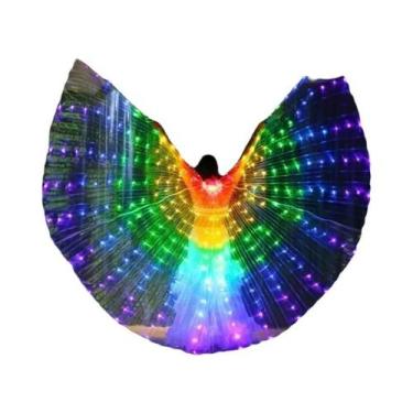 Imagem de Asas De Borboleta LED Luminosas Para Halloween, Acessório De Dança Do 