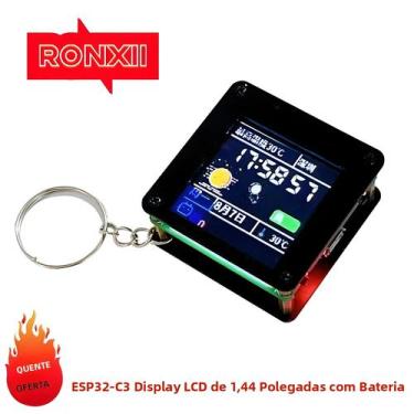 Imagem de Display LCD De 1.44 Polegadas Portátil ESP32-C3, Pequenos Ornamentos D