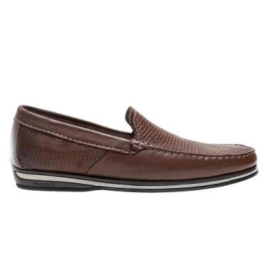 Imagem de Sapato Democrata Mocassim Democrata Ted Marrom Masculino, Conhaque, 41