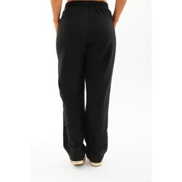 Imagem de Calça Feminina Moletom Pantalona Wide Leg Moda Gringa-Feminino