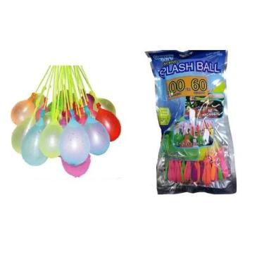 Imagem de Kit 5 Pacotes Bexigas Balão Encher De Água 100Un Splash Ball - Company