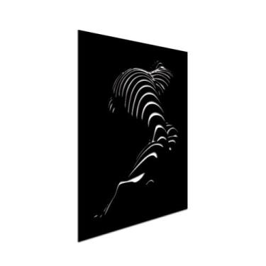 Imagem de Quadro alto relevo em mdf 32x24 para sala e quarto - JABB