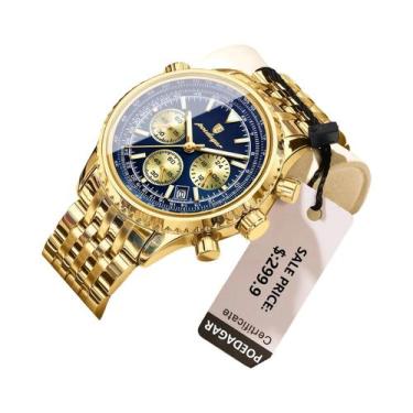 Imagem de Relógio De Pulso Masculino À Prova d'Água Com Data Luminosa E Cronógra