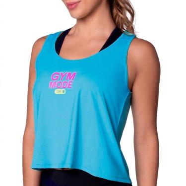 Imagem de Regata Feminina Selene Fitness Com Proteção UV50+ Costas Nadador-Feminino