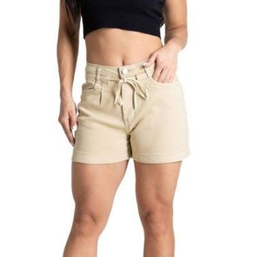 Imagem de Shorts Sarja Sawary - 281685 - AMARELO 36-Feminino