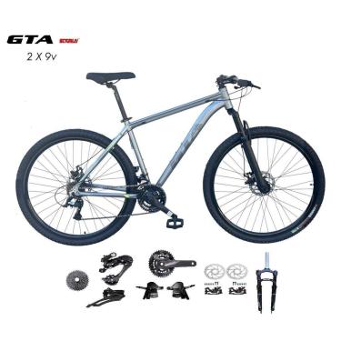 Imagem de Bicicleta Aro 29 Gta Start Aluminio Kit 2x9 Gta Sunrun K7 Freio Disco Garfo com Trava-Unissex