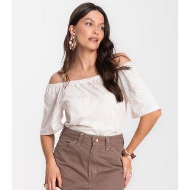 Imagem de Blusa Feminina Ciganinha Infinita Cor Rosa, M, Rosa