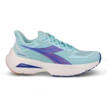 Imagem de Tênis Corrida Masculino Diadora Frequenza 2 Azul e Branco-Masculino