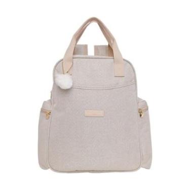 Imagem de Mochila de Maternidade Pirulitando Baby Aconchego Marfim-Unissex