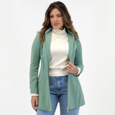 Imagem de Casaco Malise 7/8 em Malha Executive com Capuz Feminino-Feminino
