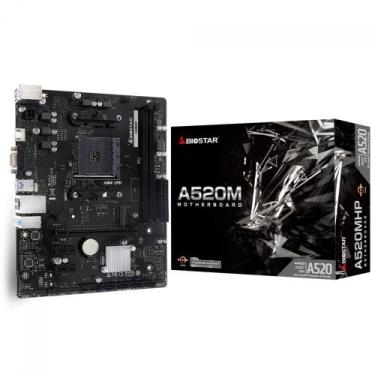 Imagem de Placa Mãe Biostar A520m Ddr4 Am4 Matx M.2 Hdmi A520mhp Ver 6.0