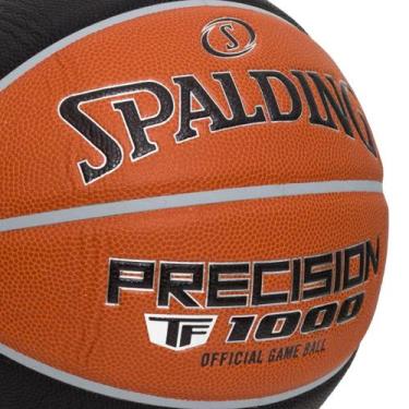 Imagem de Bola De Basquete Spalding Tf-1000 Precision FIBA - Laranja e Preto, Ún
