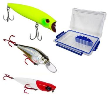 Imagem de Super Kit Isca Artifical Marine Sports Superficie Meia Agua Profundida