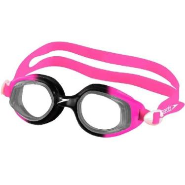 Imagem de Óculos de Natação Speedo Smart SLC, Preto, Rosa