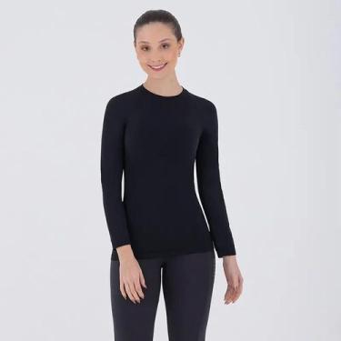 Imagem de Camiseta Térmica Lupo I-Max Manga Longa com Compressão Feminina, GG, P