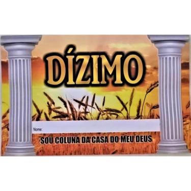 Imagem de Envelope De Dízimo Pacote C/100 Unidades - nacional