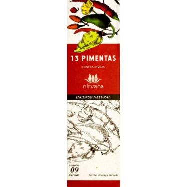 Imagem de Incenso natural nirvana com 9 varetas - 13 pimentas - B.E