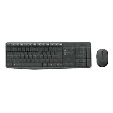 Imagem de Kit Teclado e Mouse Logitech MK235 Preto S/FIO 920-007903-C