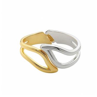 Imagem de Bracelete Max Duo - Banhado em Ouro 18k - Tri Gata Semijoias