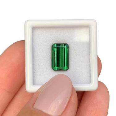 Imagem de Turmalina Verde Azulada Baguete 3,53ct - ENE2ESE