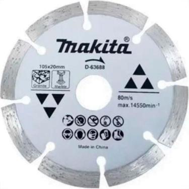 Imagem de Disco Diamantado Makita Segmentado 105Mm Para Granito E Marmore D-6368
