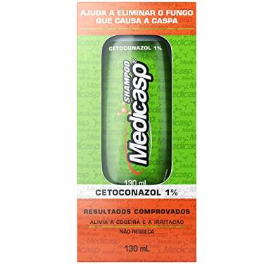 Imagem de Medicasp Shampoo Anticaspa Cetoconazol Elimina Fungos da Caspa, Alivia Coceira e irritação, Resultados Comprovados, Tratamento Eficaz para Cabelos saudáveis - 130 ml, 1-Pack