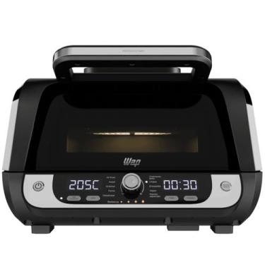 Imagem de Fritadeira Elétrica Air Fryer Barbecue 10L 1800W 110V Wap, Preto e Cin