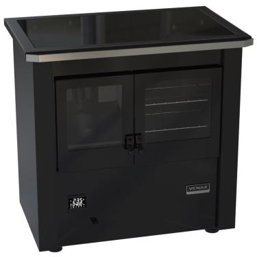 Imagem de Fogao a Pellets Venax n 2 Le Corbusier Preto 127V
