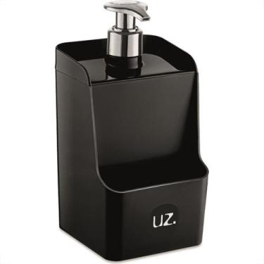 Imagem de Dispenser Slim Plastico Preto-Uz399 - UZ UTILIDADES