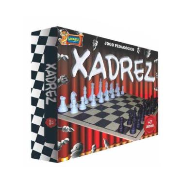 Imagem de Jogo xadrez tabuleiro madeira - Uriarte