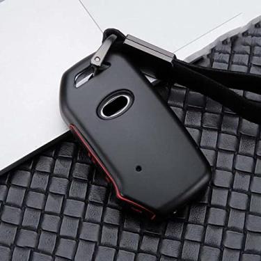 Imagem de Venus-David Capa de capa para carro em liga de silicone de zinco, adequada para Kia Sportage R Stinger Ceed CD Sorento Cerato Forte 2017 2018 2019, Preto vermelho