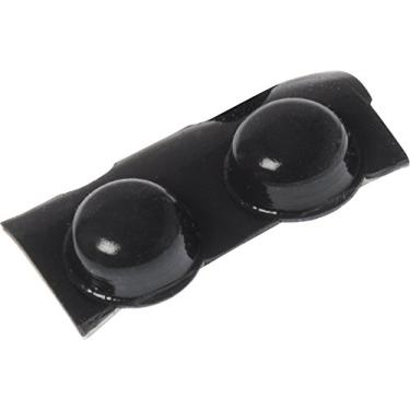 Imagem de The Hillman Group 57175 7/16 polegadas para-choque adesivo preto redondo, pacote com 30