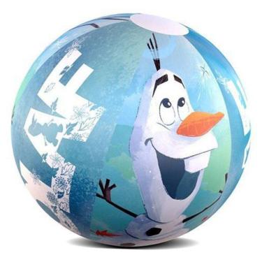 Imagem de Bola Infantil Inflável 3D Piscina Praia Frozen 2 Elza Olaf
