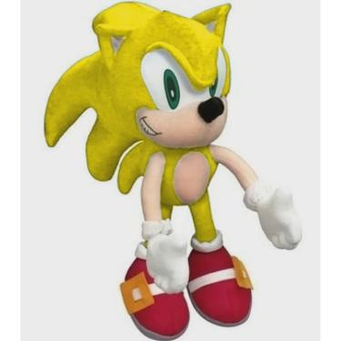 Boneco Pelúcia Sonic Grande 36 Cm Antialérgico