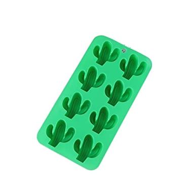 Imagem de Bandeja de cubo de gelo caixa de gelo de silicone com tampa bandeja de molde de cubo de gelo de verão faça você mesmo cubo de gelo caseiro molde flexível de sorvete ferramenta de cozinha molde de cubo de gelo (cor: um verde)